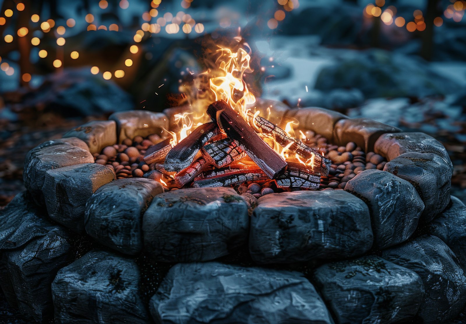 Romantic Fire Pit